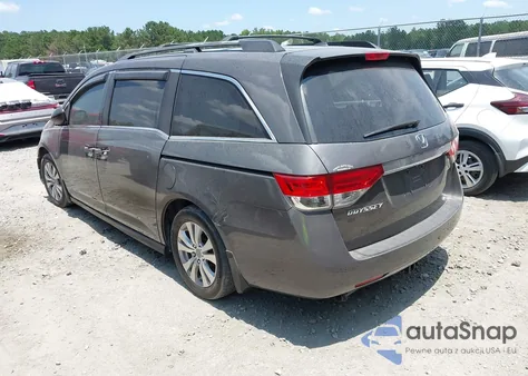 2014 Honda Odyssey Ex-L from USA, damaged, VIN 5FNRL5H6XEB089878
